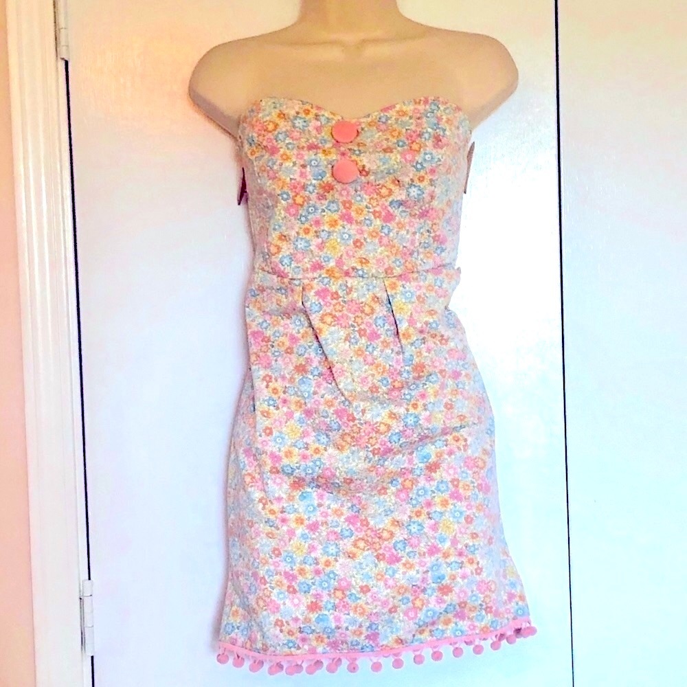 🛼Amazing & unique vintage pastel dress🛼